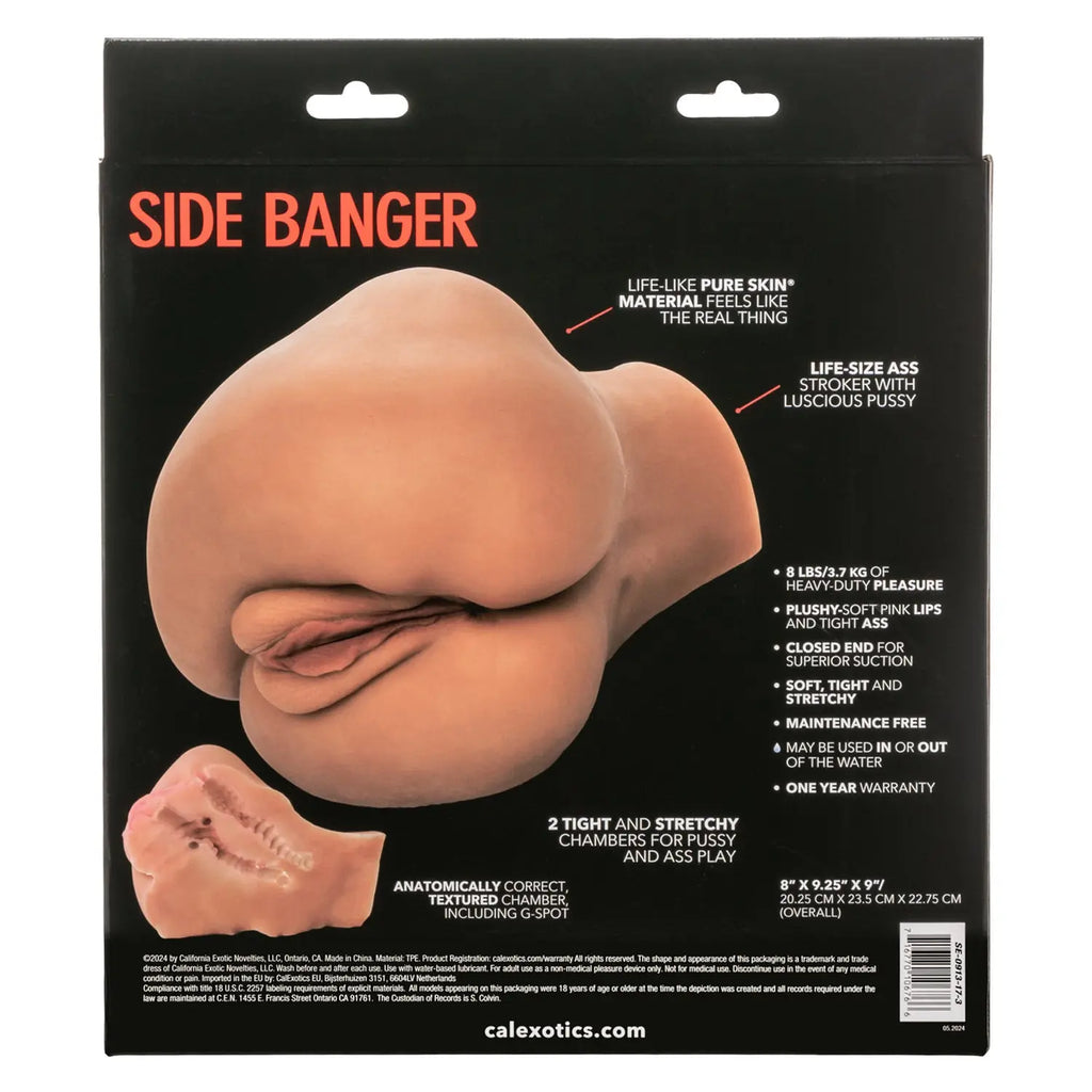 Stroke It Side Banger - Brown – body-safe materials | Fu'Cha Exotics