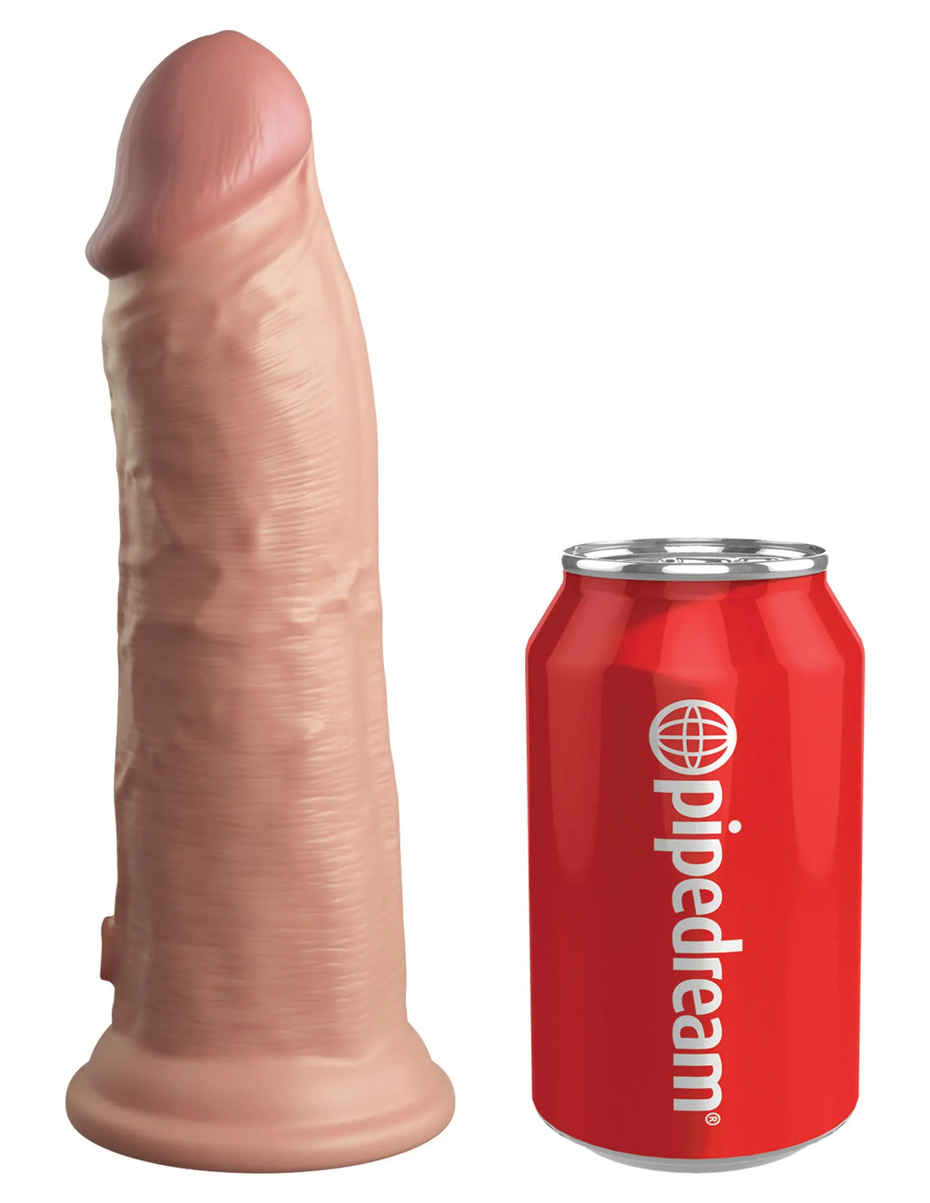King Cock Elite 8 Inch Dual Density Silicone Cock - Light – body-safe materials | Fu'Cha Exotics