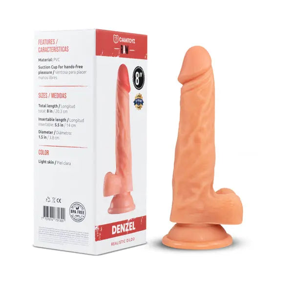Raw Realistic Dildo Denzel - Light – body-safe materials | Fu'Cha Exotics