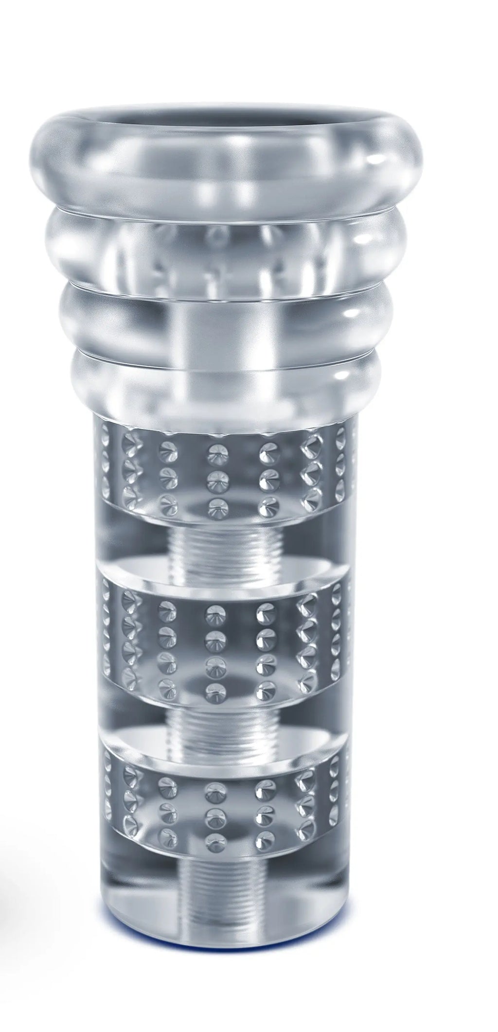 Rize - Luz - Glow in the Dark Self- Lubricating Stroker - Clear – body-safe materials | Fu'Cha Exotics