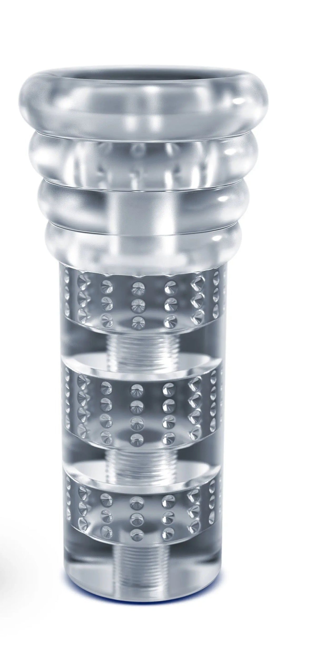 Rize - Luz - Glow in the Dark Self- Lubricating Stroker - Clear – body-safe materials | Fu'Cha Exotics