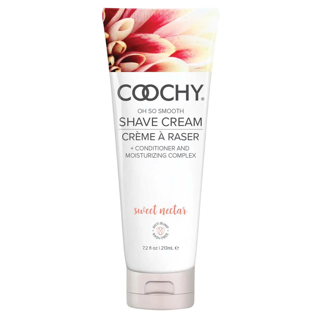 Coochy Shave Cream - Sweet Nectar - 7.2 Oz – body-safe materials | Fu'Cha Exotics