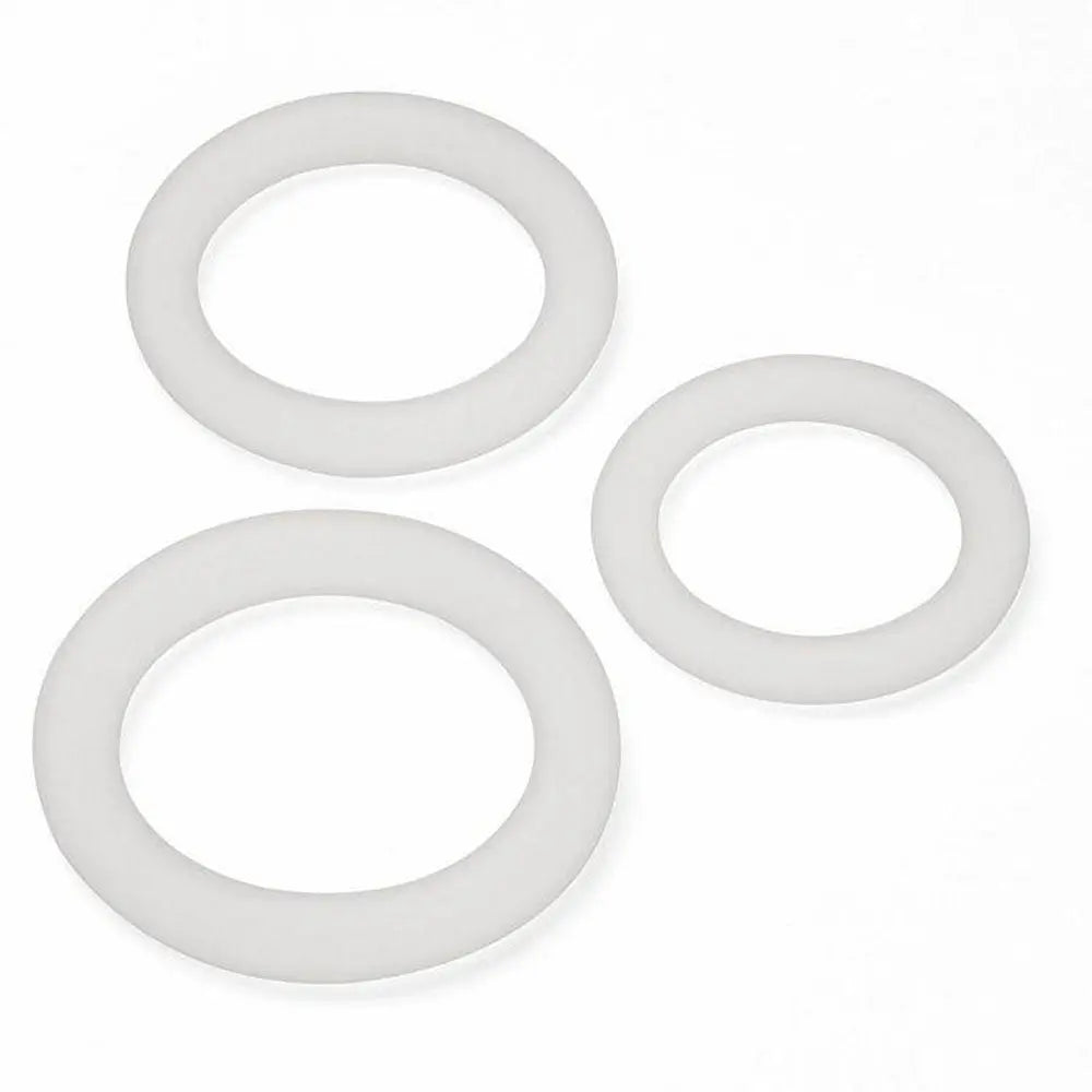 Cloud 9 Pro Sensual Silicone Cock Ring 3 Pack – body-safe silicone | Fu'Cha Exotics