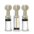 Temptasia - Clit and Nipple Twist Suckers - Set of 3 - Clear