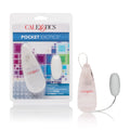 CALEXOTICS Pocket Exotics vibrating bullet massager, ivory, with hanging cord