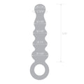 Anal slider with tapered body and circular base ring