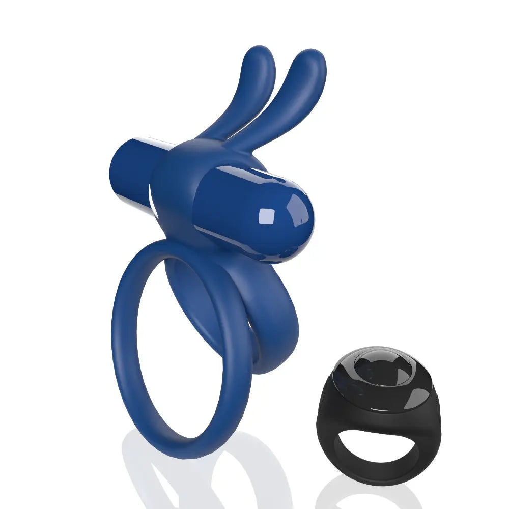 Screaming O Remote Controlled Ohare XL Vibrating Ring - Blue – body-safe silicone 10 vibration modes | Fu'Cha Exotics