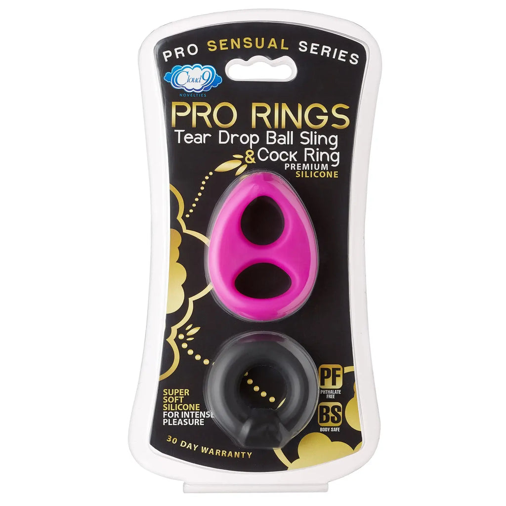 Pro Sensual Silicone Tear Drop Ring / Donut Sling – body-safe silicone | Fu'Cha Exotics