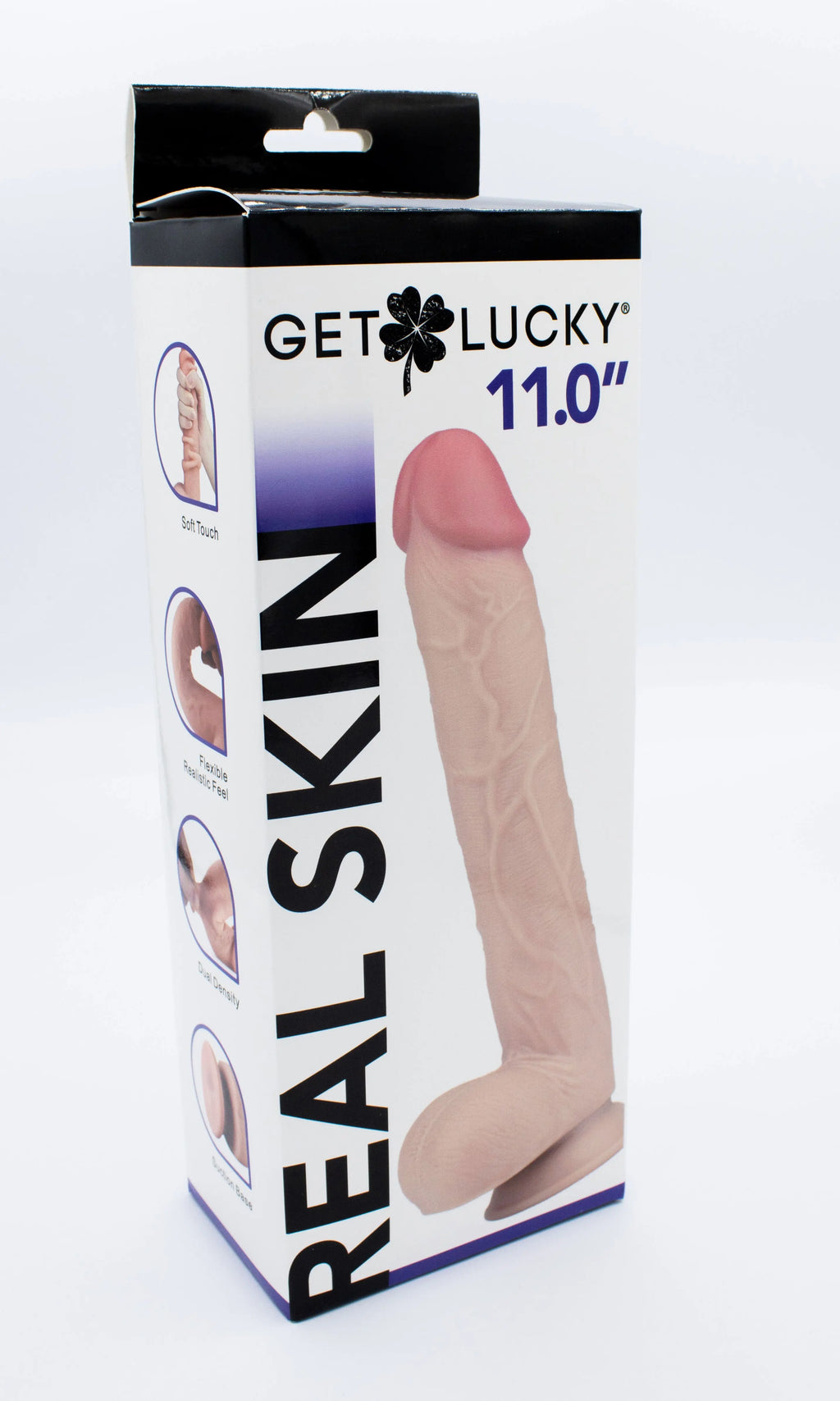 Real Skin 11 Dual Layer Dildo - Beige – body-safe TPE fully waterproof | Fu'Cha Exotics