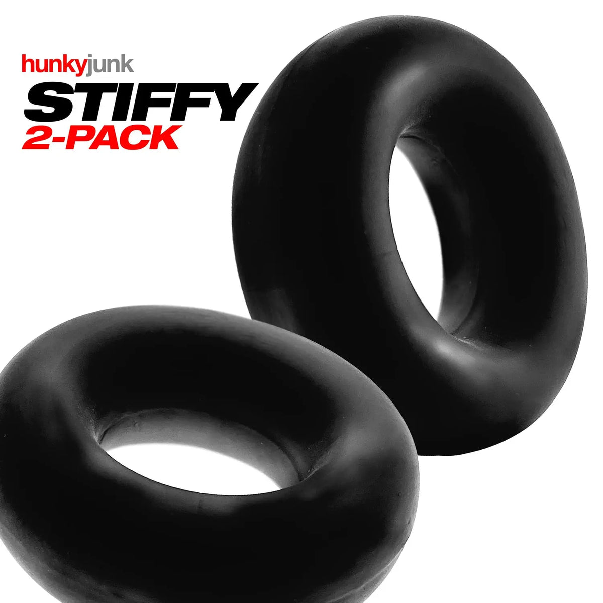 Stiffy 2 -Pack Bulge-Rings - Tar Ice – body-safe materials | Fu'Cha Exotics