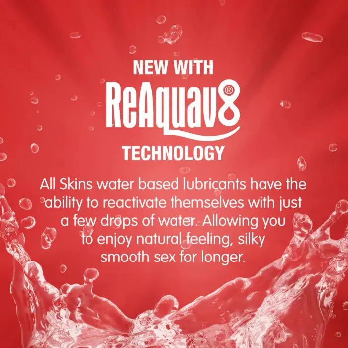 Skins Strawberry Water Based Lubricant 4.4oz – body-safe materials | Fu'Cha Exotics