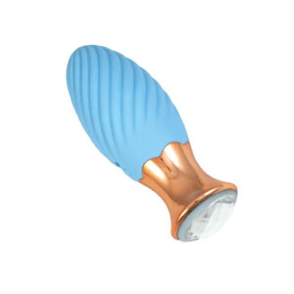 Goddess Diamond Tulip Massager - Blue – body-safe silicone fully waterproof | Fu'Cha Exotics