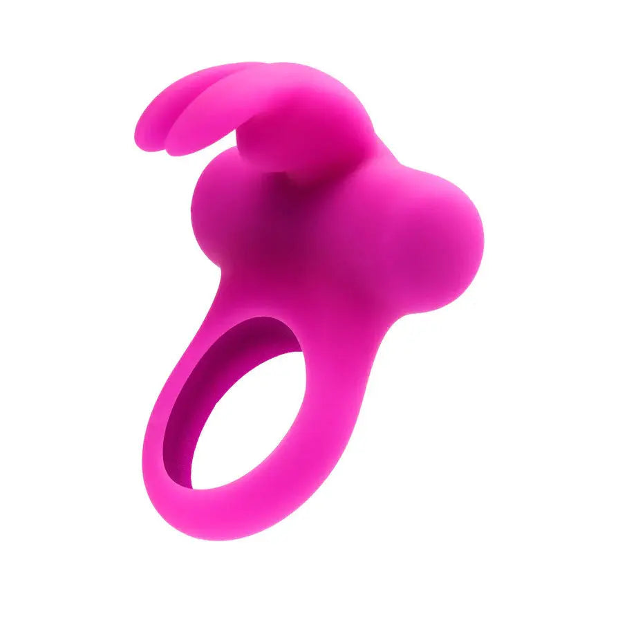Frisky Bunny Vibrating Ring Perfectly Purple – body-safe silicone USB-rechargeable | Fu'Cha Exotics