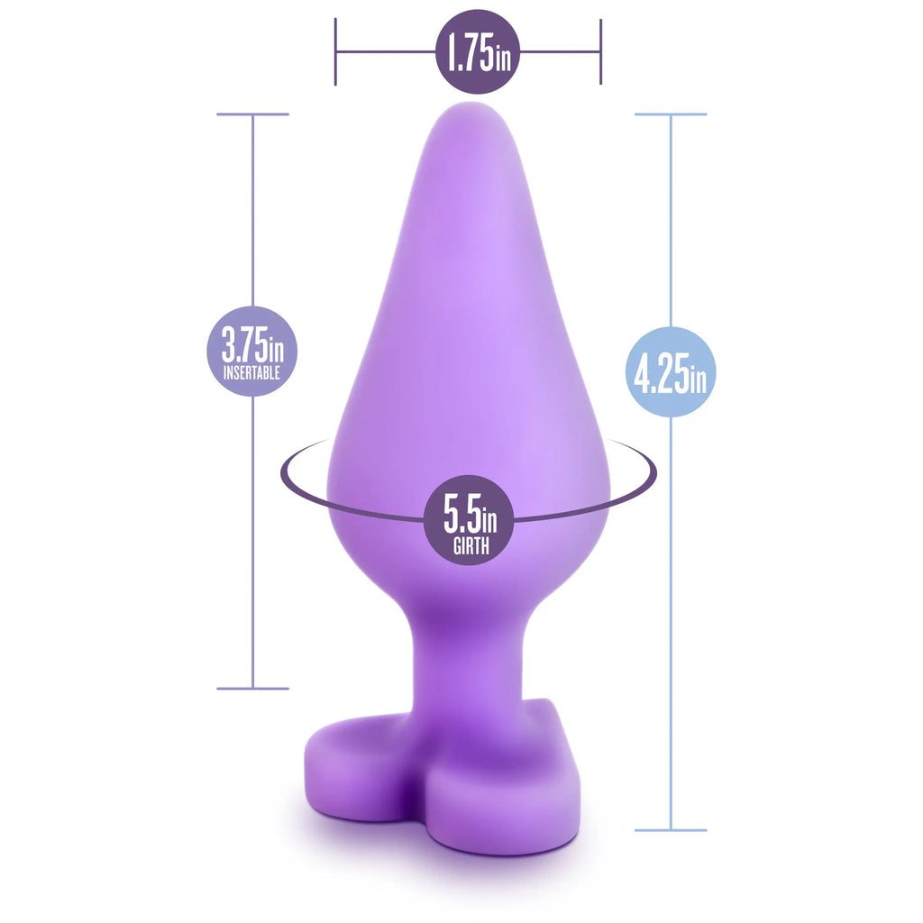 Naughty Candy Heart - Do Me Now - Purple – body-safe materials | Fu'Cha Exotics