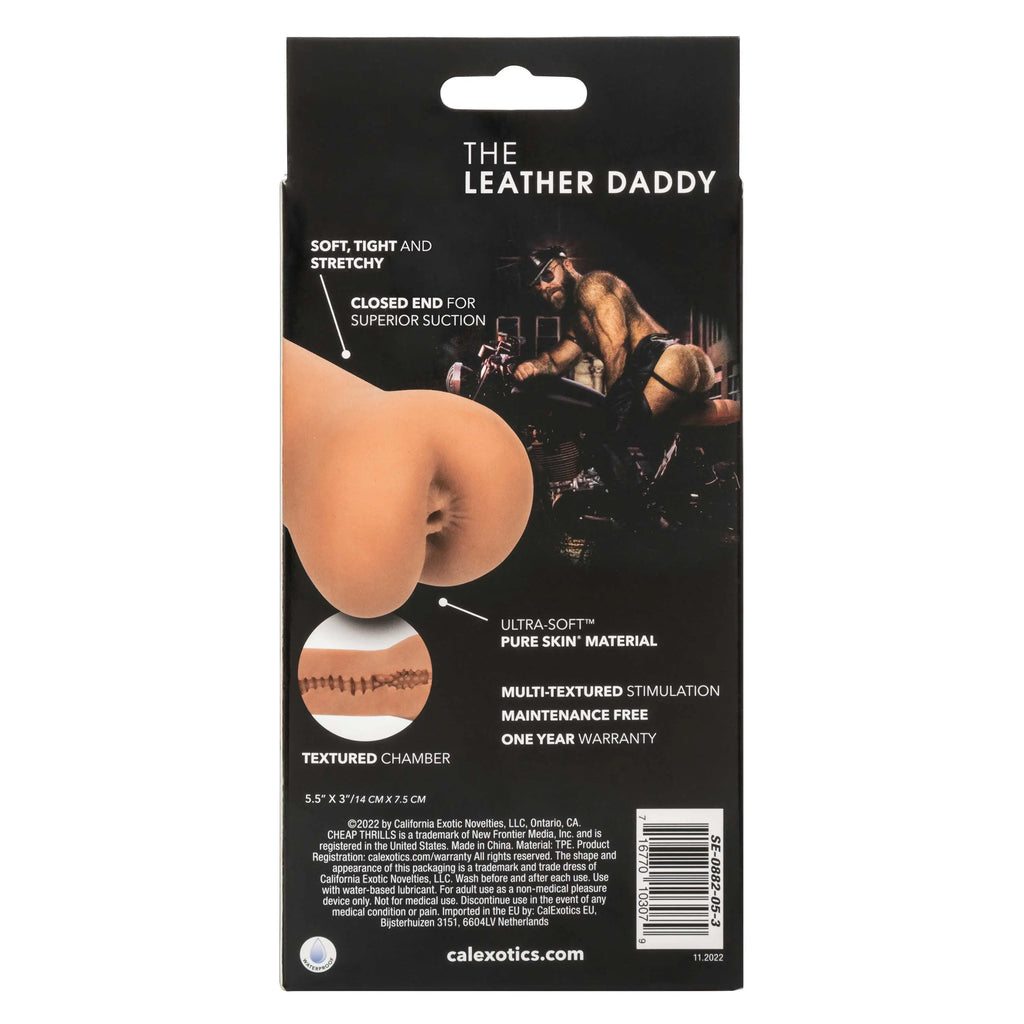 Cheap Thrills the Leather Daddy – body-safe materials | Fu'Cha Exotics