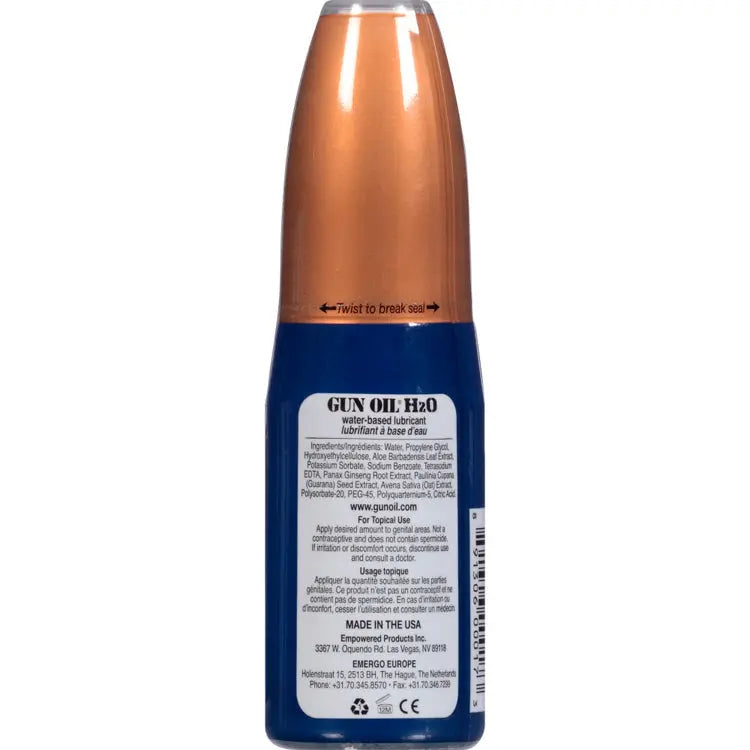 Gun Oil H2O - 2 Oz. – body-safe materials | Fu'Cha Exotics