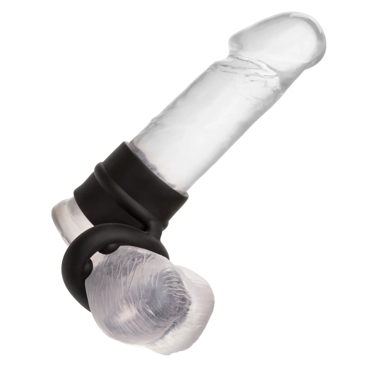 Alpha Liquid Silicone Dual Support Magnum Ring - Black – body-safe materials | Fu'Cha Exotics