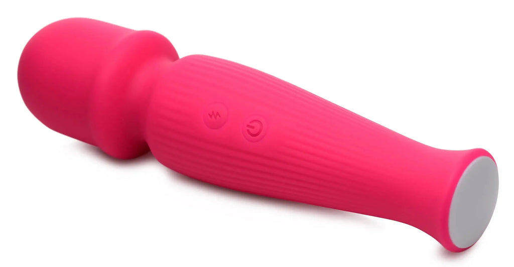 Silicone Wand Massager - Magenta – body-safe materials | Fu'Cha Exotics