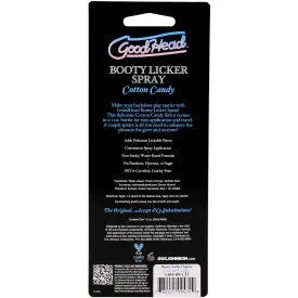 Goodhead Booty Licker Spray Cotton Candy 1 Fl Oz – body-safe materials | Fu'Cha Exotics