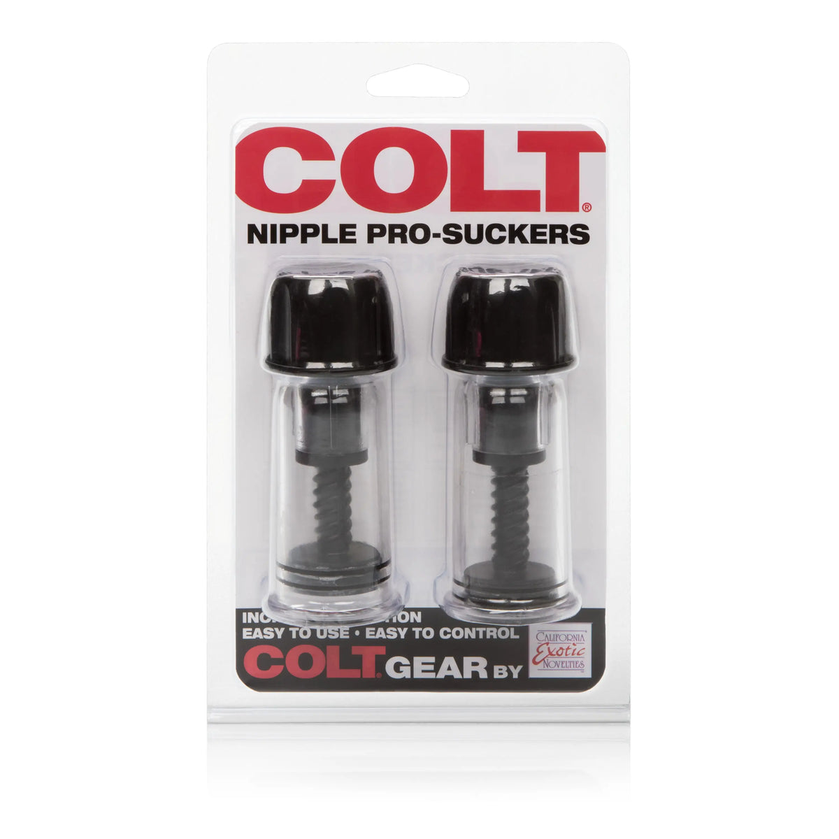 Colt Nipple Pro-Suckers - Black – body-safe materials | Fu'Cha Exotics