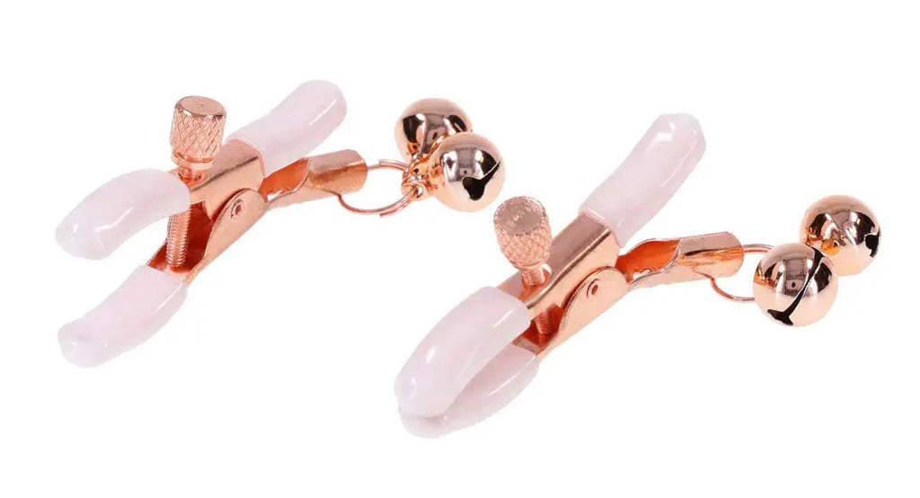 Peaches 'N Creame Bell Nipple Clamps – body-safe materials | Fu'Cha Exotics