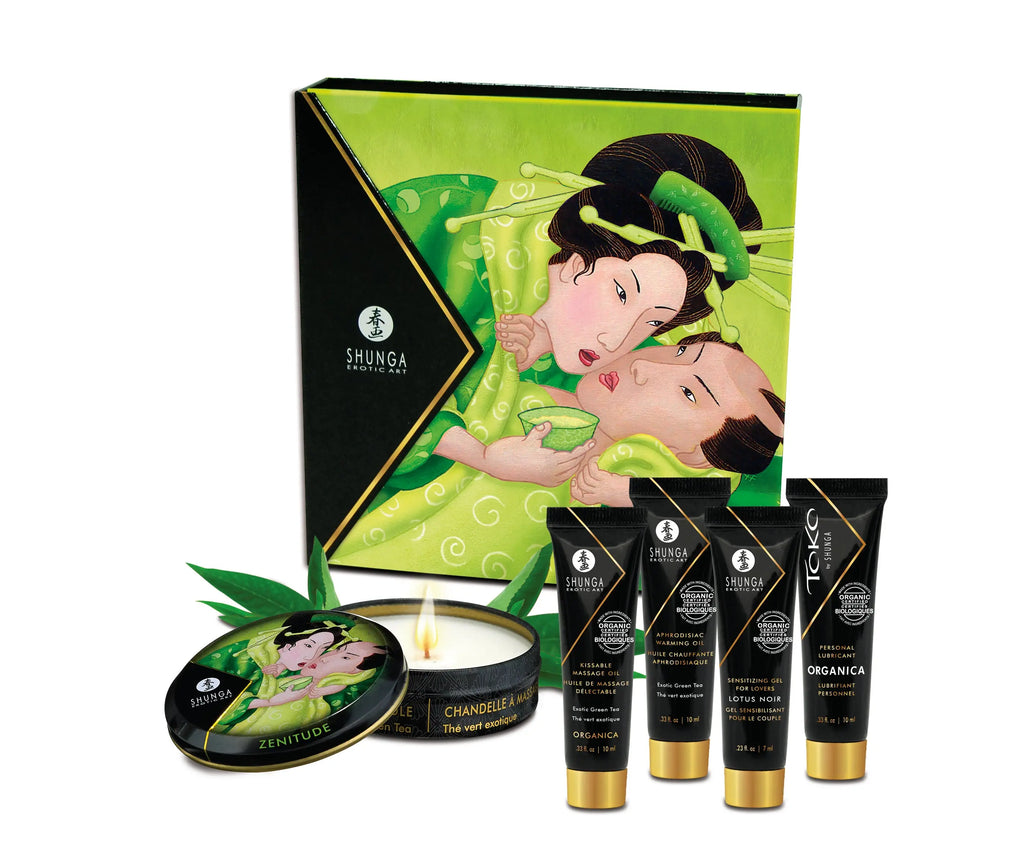 Geisha's Secrets Gift Set - Organica - Exotic Green Tea – body-safe materials | Fu'Cha Exotics