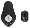 E-Stimulation and Vibration Butt Plug With Cock Ring and Wireless Remote Control - Black