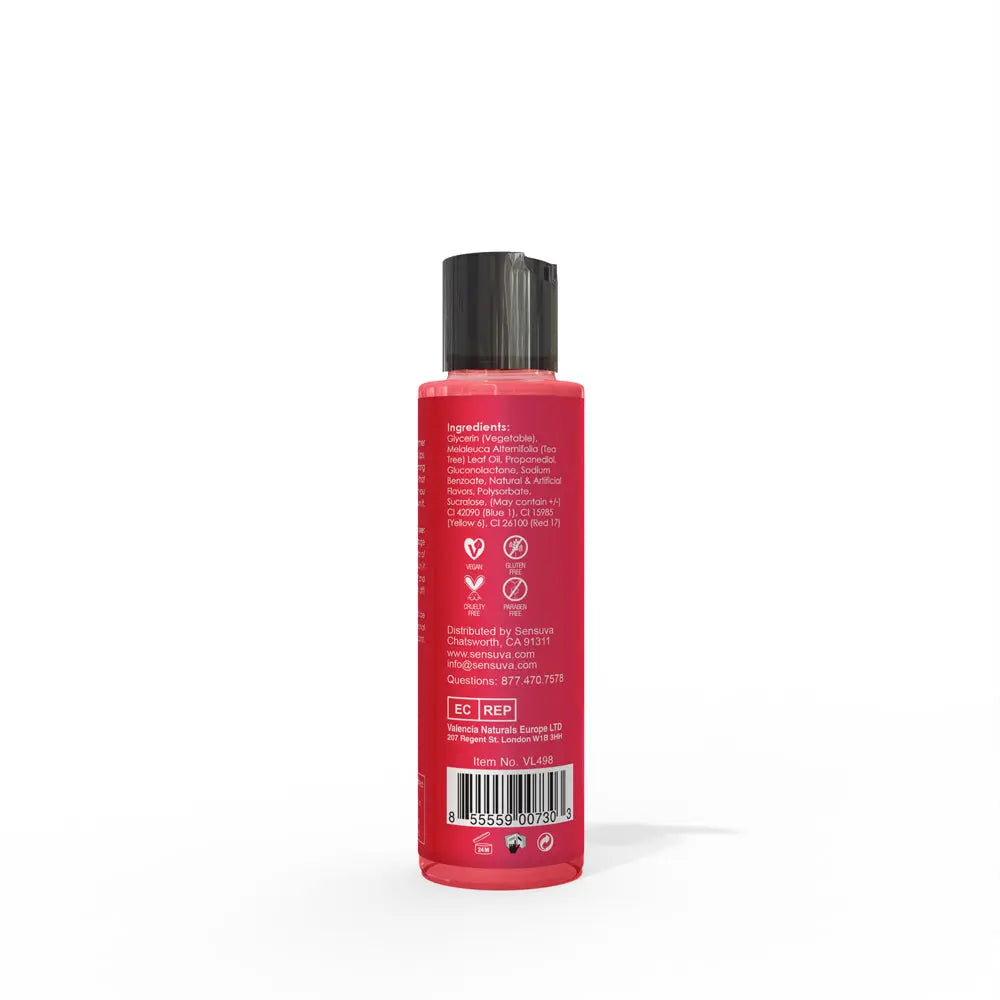 Sizzle Lips Warming Edible Gel - Strawberry - 4.2 Oz. – body-safe materials | Fu'Cha Exotics