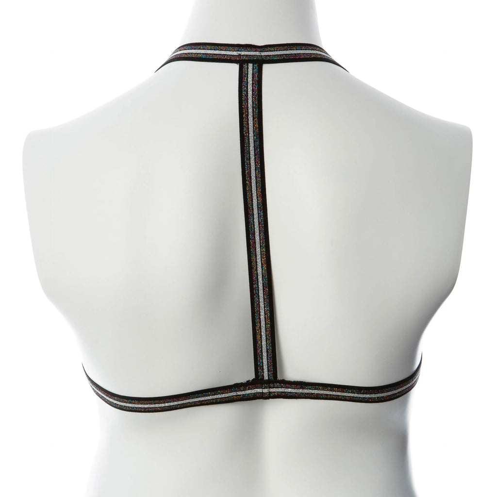 Gender Fluid Silver Lining Harness - Small/large - Multi-Color – body-safe rubber | Fu'Cha Exotics