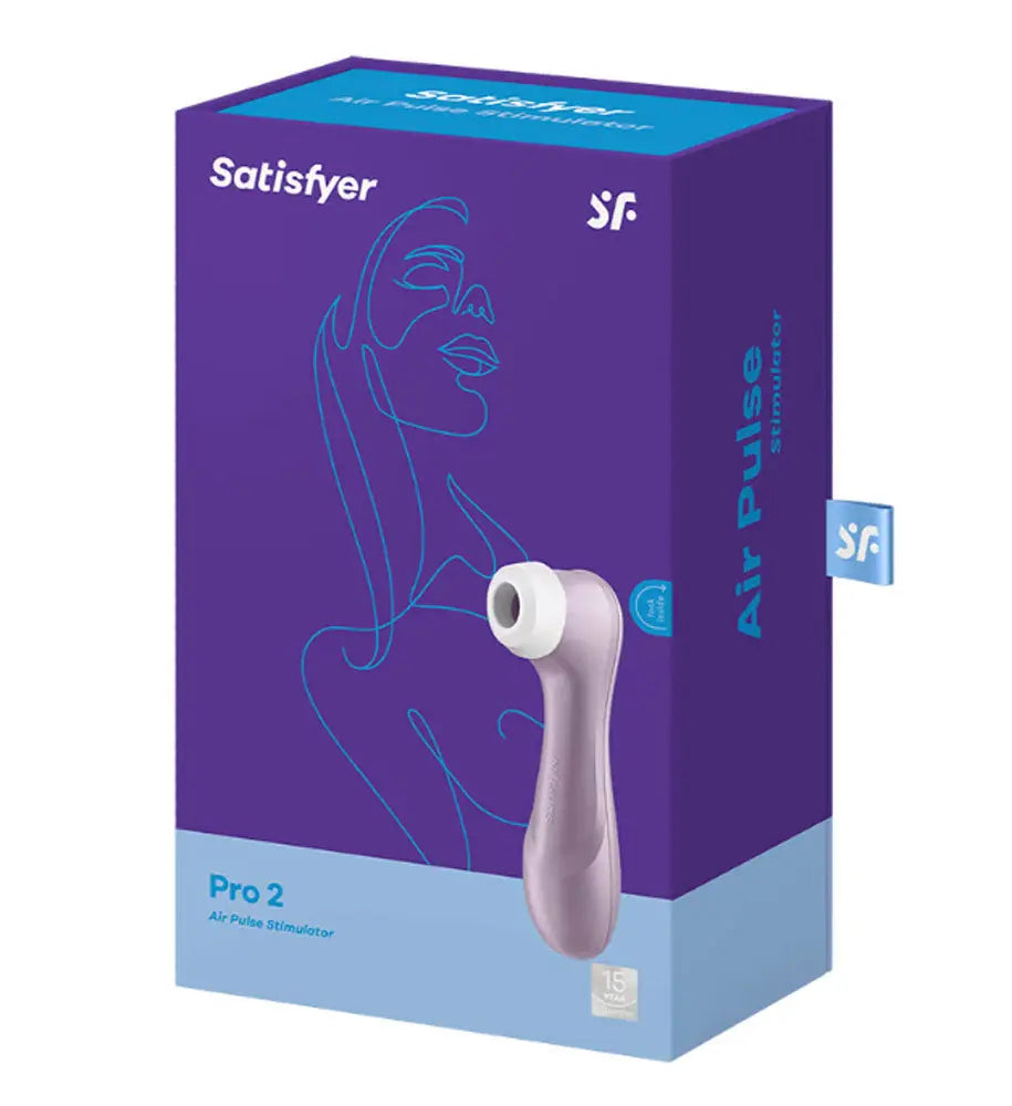 Satisfyer Pro 2 - Air Pulse Stimulator - Violet – body-safe materials fully waterproof | Fu'Cha Exotics