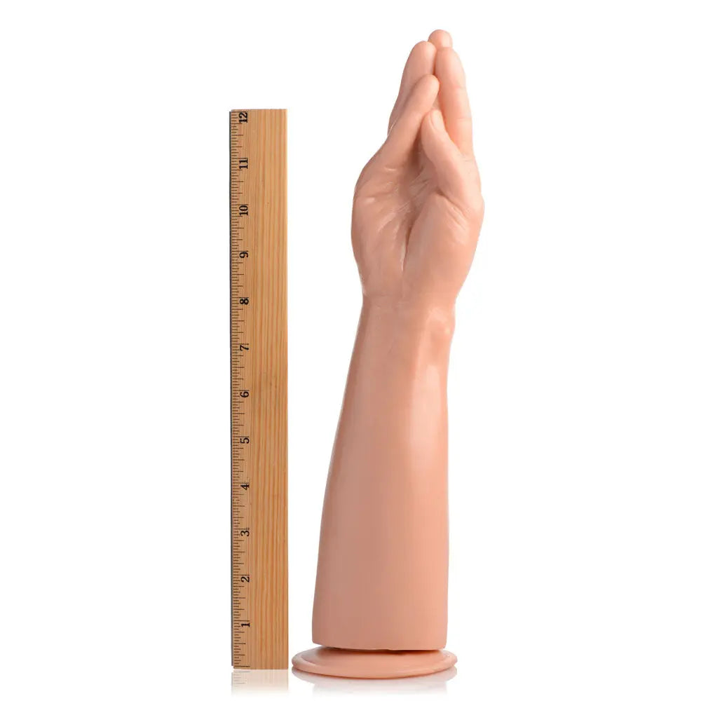The Fister Hand and Forearm Dildo – body-safe materials suction stimulation | Fu'Cha Exotics