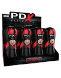 Pdx Elite Vibrating Pussy Mouth Ass Stroker  Display of 12