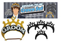 Groom-to-Be Celebration Crown Set