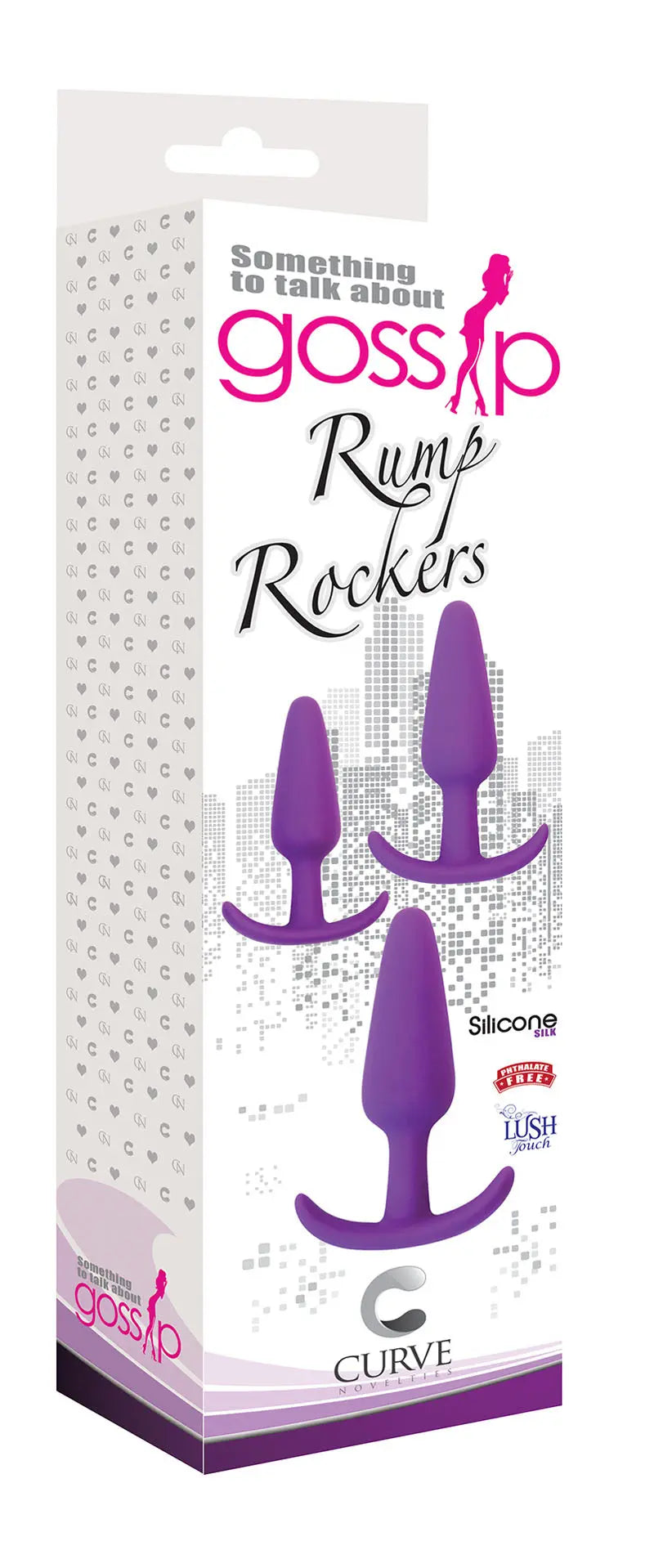 Gossip Rump Rockers - Violet – body-safe materials | Fu'Cha Exotics