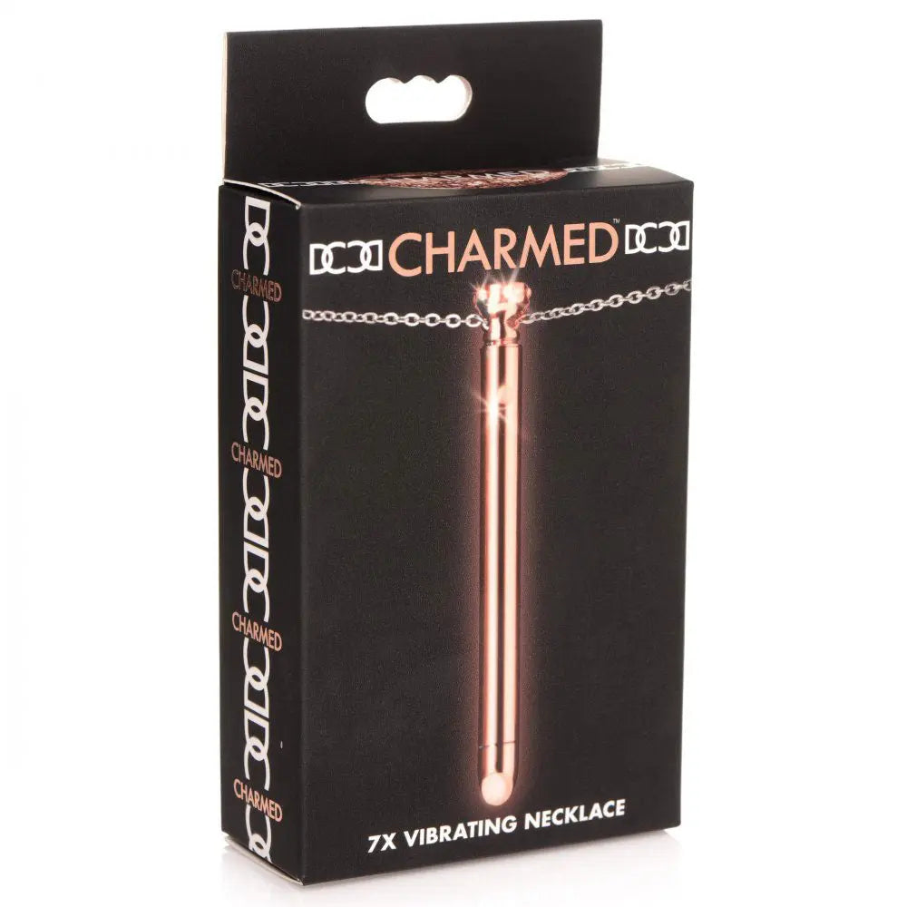 7x Vibrating Necklace - Rose Gold – body-safe materials | Fu'Cha Exotics