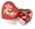 Let's Fuck - Chocolate Heart Box