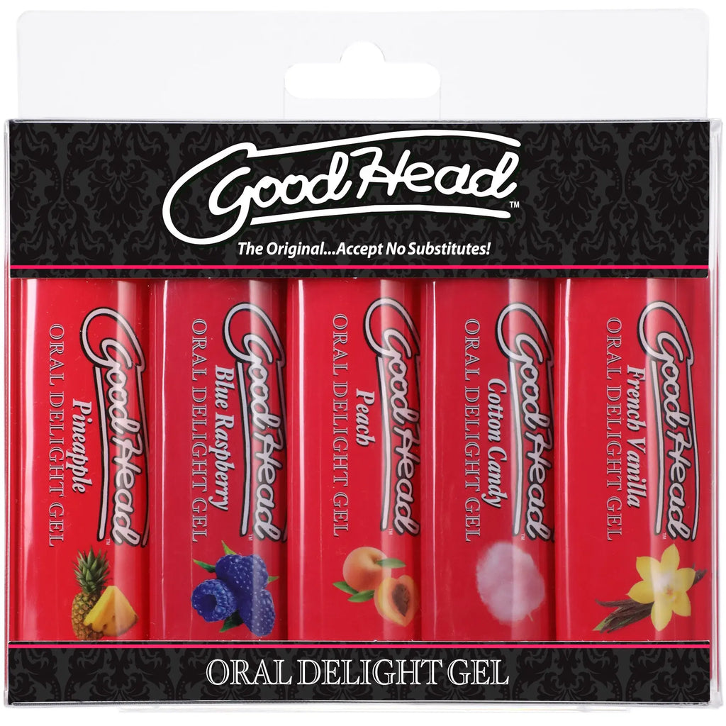 Goodhead - Oral Delight Gel - 5 Pack - 1 Oz. – body-safe materials | Fu'Cha Exotics