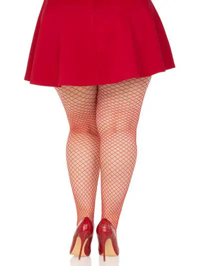 Industrial Net Pantyhose 1x 2x Red – body-safe materials | Fu'Cha Exotics