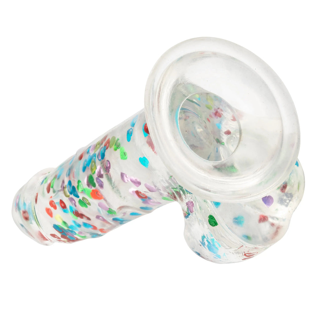 Naughty Bits I Love Dick Heart-Filled Dong – body-safe materials | Fu'Cha Exotics