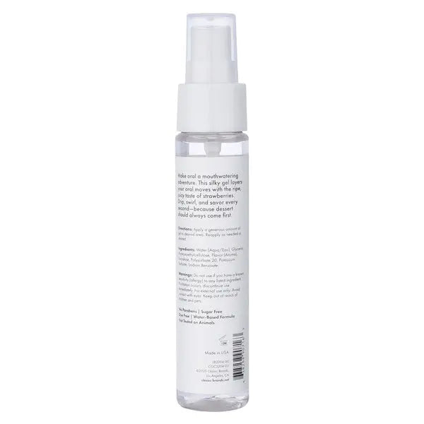 Blow Me Strawberry Oral Sex Gel - 2oz – body-safe materials | Fu'Cha Exotics