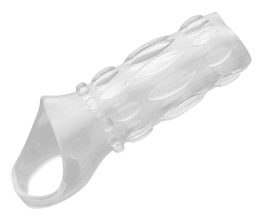 Clear Sensations Enhancer Sex Sleeve – body-safe materials thrusting action | Fu'Cha Exotics