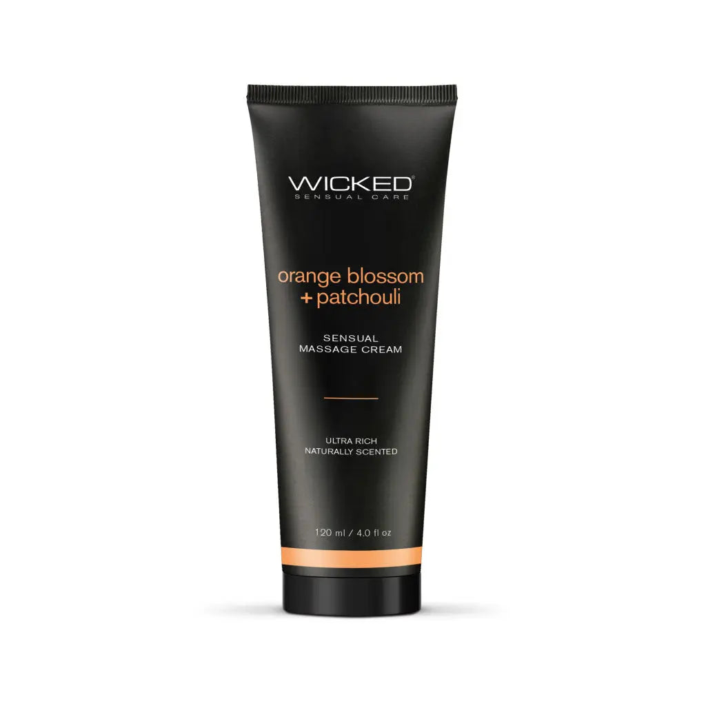 Orange Blossom and Patchouli - Scented Sensual Massage Cream - 4 Oz – body-safe materials | Fu'Cha Exotics