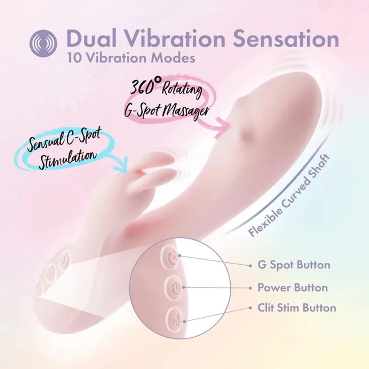 Play With Me Fairy Flutter Pink – body-safe materials | Fu'Cha Exotics