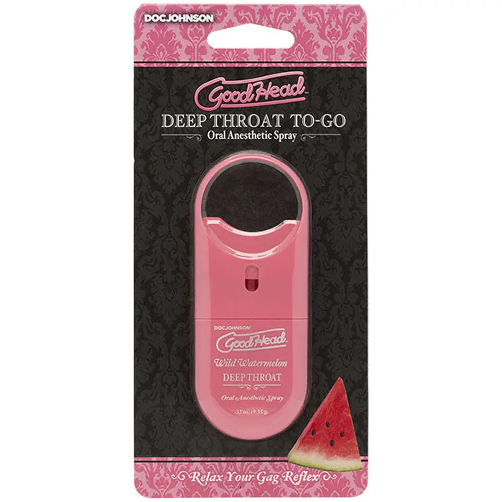 Goodhead - Deep Throat Spray to-Go - Wild Watermelon - .33 Oz. – body-safe materials | Fu'Cha Exotics