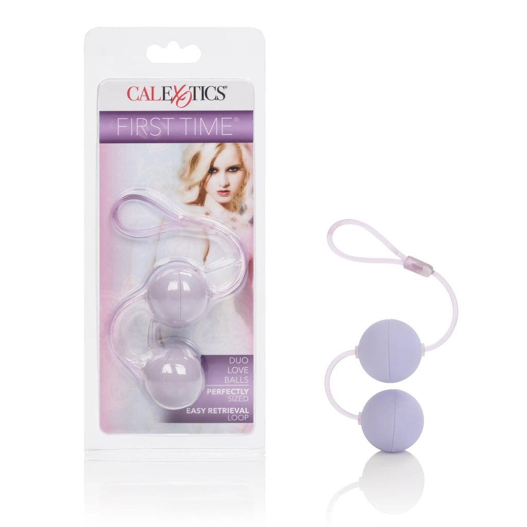 First Time Love Balls Duo Lovers - Purple – body-safe materials | Fu'Cha Exotics