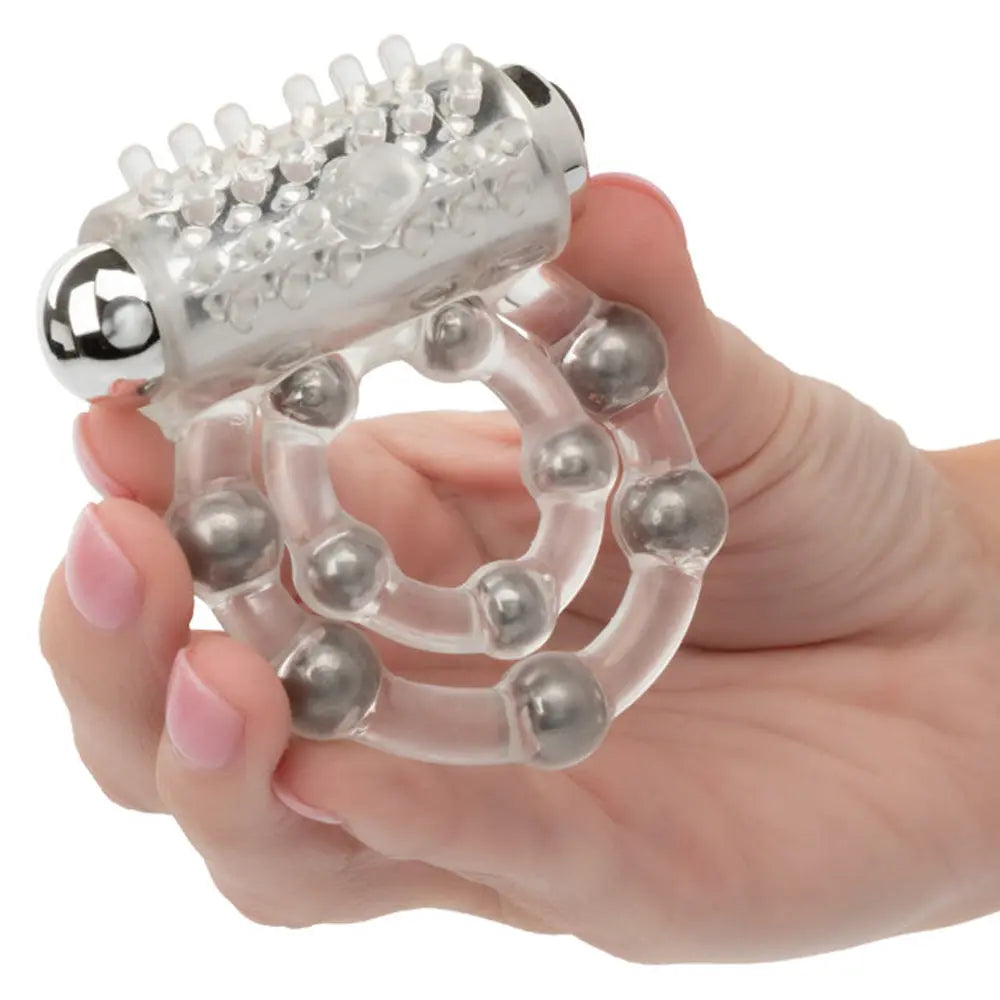 Maximus Enhancement Ring 10 Stoker Beads Rechargeable – body-safe materials USB-rechargeable | Fu'Cha Exotics