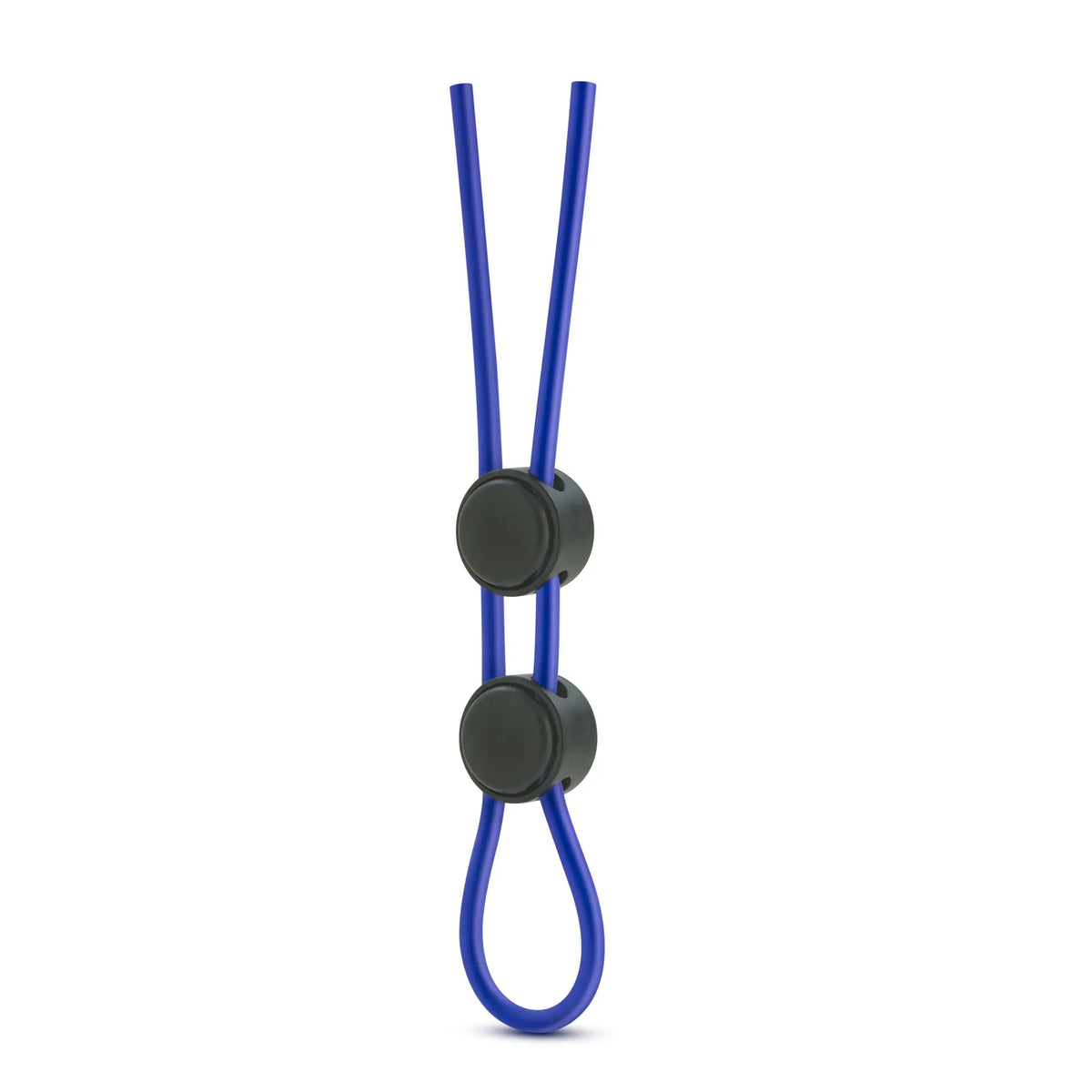 Stay Hard - Silicone Double Loop Cock Ring - Blue – body-safe silicone | Fu'Cha Exotics
