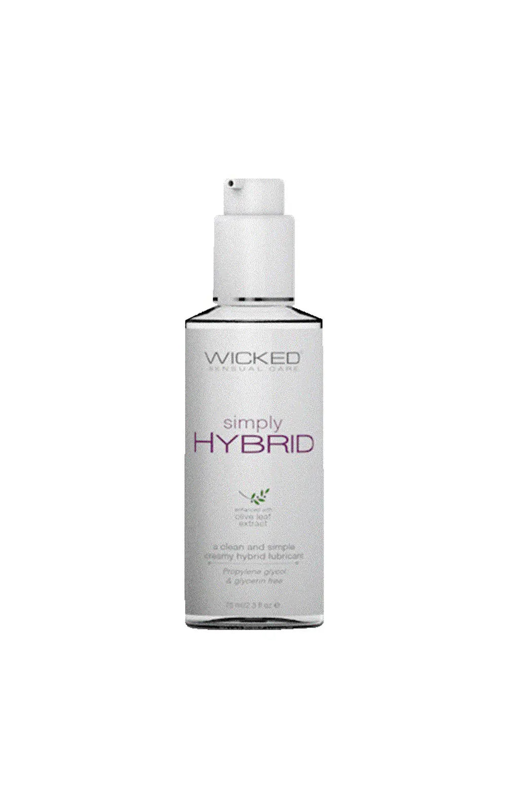 Simply Hybrid Fragrance Free Lubricant - 2.3 Fl. Oz. – body-safe silicone | Fu'Cha Exotics