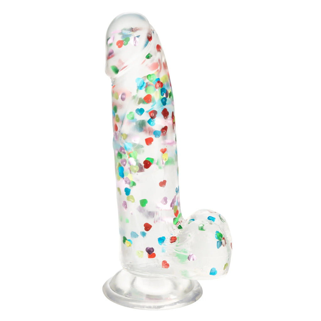 Naughty Bits I Love Dick Heart-Filled Dong – body-safe materials | Fu'Cha Exotics