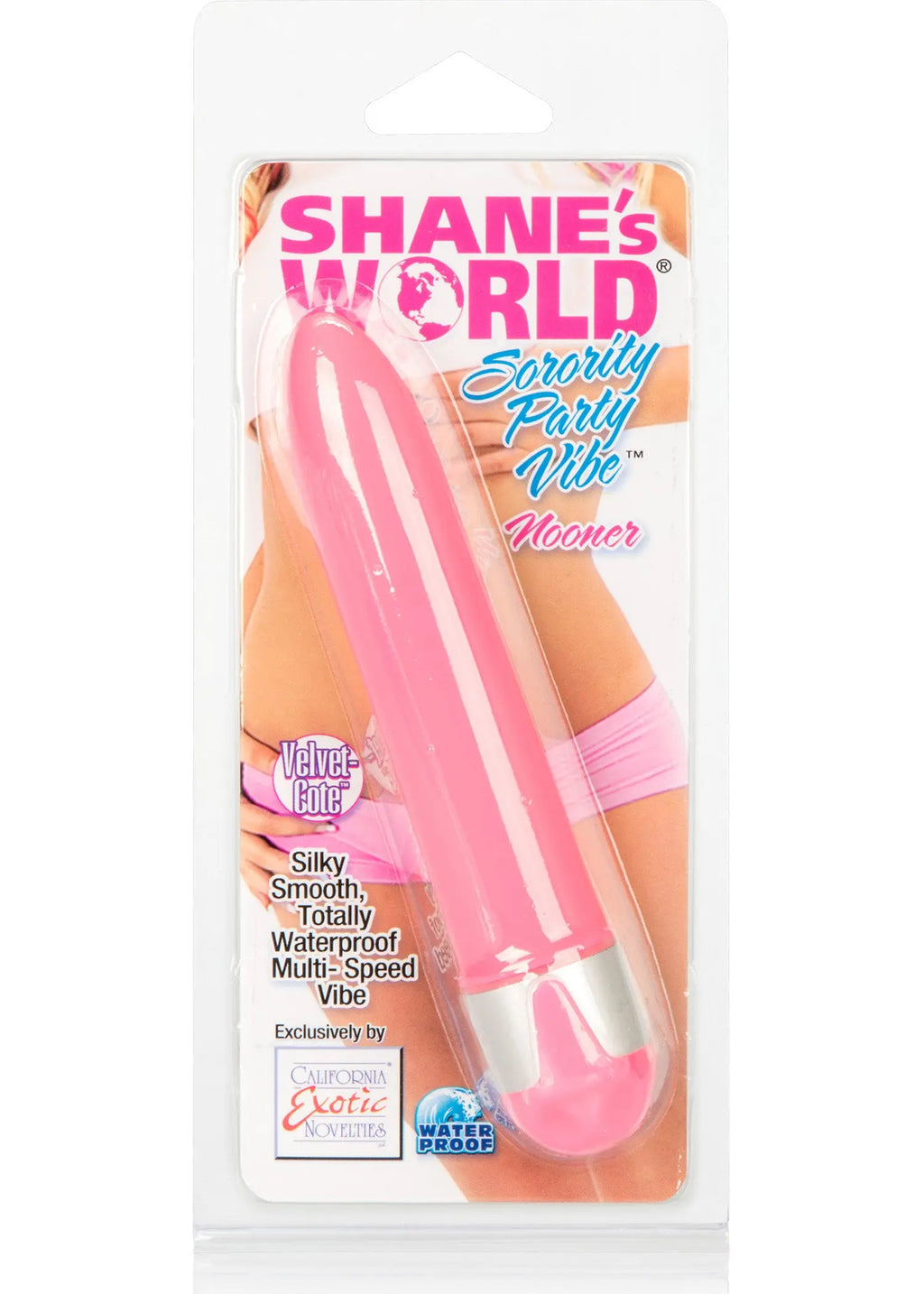 Shanes Worlds Sorority Party Vibe Nooner - Pink – body-safe materials | Fu'Cha Exotics
